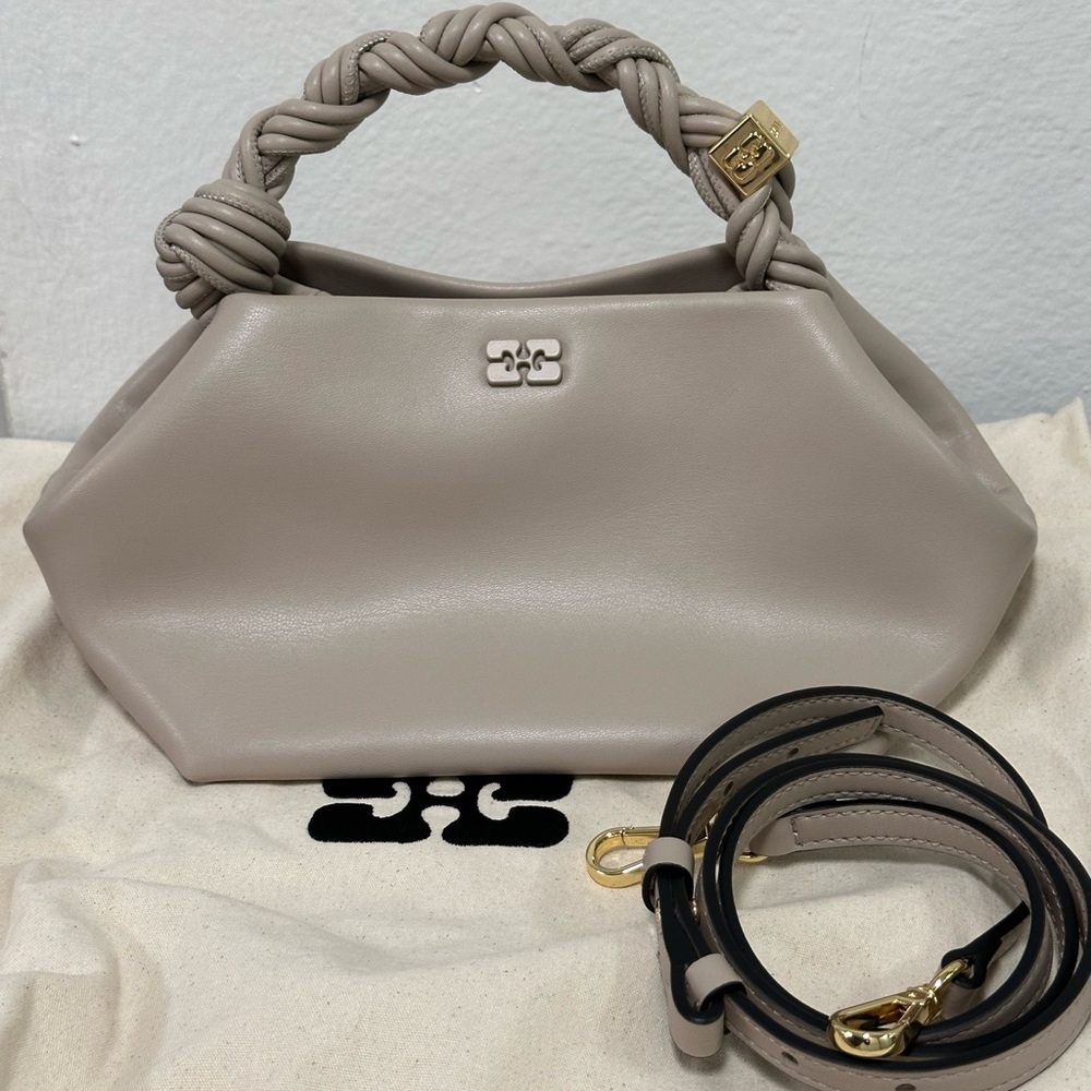 GAANNI BOU BAG LIGHT GREY